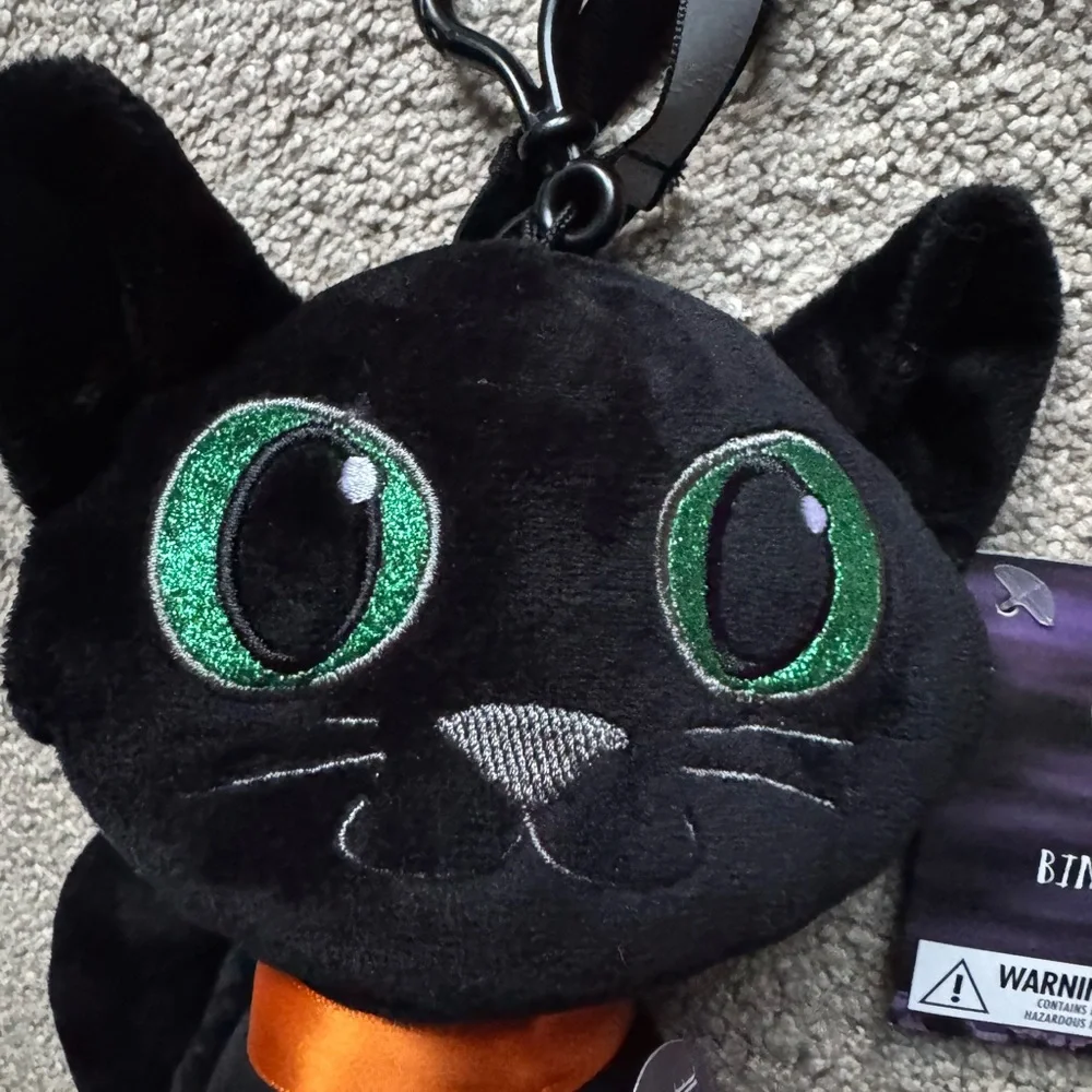 Light Up Disney Hocus Pocus Thackery Binx Black Cat Plush Halloween Stuffed Toy.